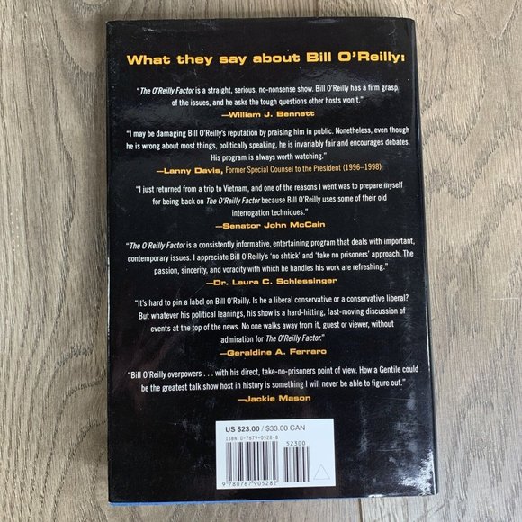 Bill O'Reilly HC Lot Of 3 Books - Factor, Who’s Looking Out…, A Bold Fresh Piece - Picture 10 of 12